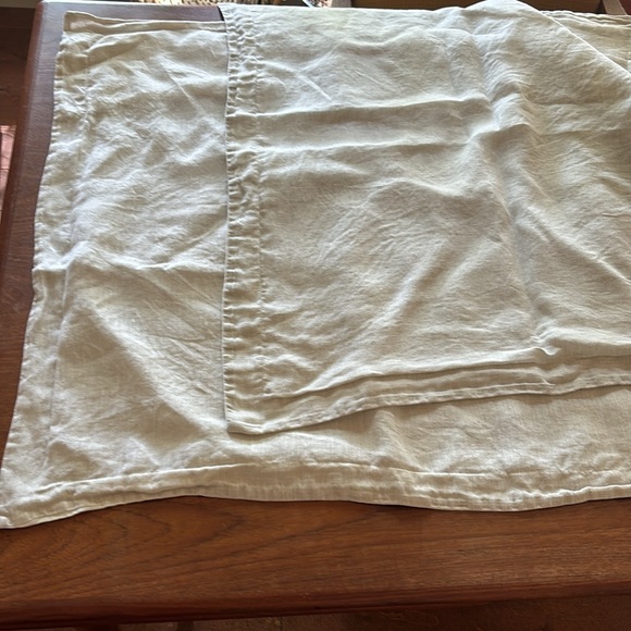 NWOT PAIR Crate&Barrel Natural Hemp Euro Shams - Picture 6 of 9